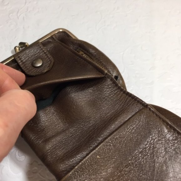 VINTAGE 70's Genuine Deerskin Wallet Coin Purse Combo Western Southwestern SOFT - Picture 5 of 14